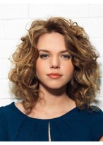 Wavy Human Hair Engaging Lace Front Wig 