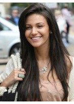 Engaging Long Straight Lace Front Human Hair Wig 