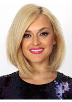 Attractive Lace Front Straight Human Hair Wig 