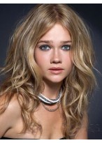 Fantastic Human Hair Wavy Lace Front Wig 