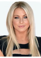 Long Human Hair Straight Lace Front Wig 