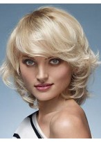 Beautiful Remy Human Hair Wavy Capless Wig 