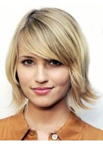 Straight Lovely Capless Human Hair Wig 