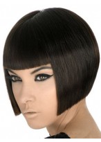 Human Hair Straight Capless Wig 