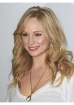 Sightly Human Hair Wavy Lace Front Wig 