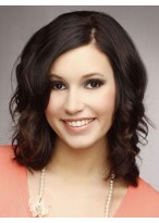 14" Wavy Lace Front Human Hair Wig 