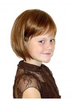 Medium Straight Full Lace Girls Wig 