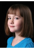 Capless Remy Hair Kids Wig 