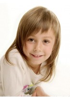 Medium Blonde Remy Hair Kids Wig 