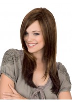 Long Straight Human Hair Full Lace Wig 
