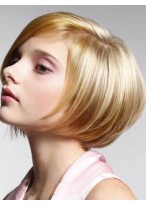 Straight Diaphanous Synthetic Full Lace Wig 