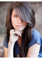 Human Hair Straight Lovely Lace Front Wig 