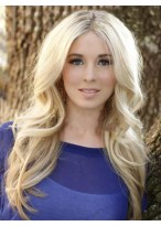 Wavy Long Lace Front Human Hair Wig 