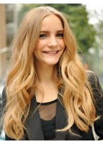 Synthetic Wavy Lace Front Diaphanous Wig 