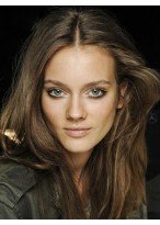 Human Hair Straight Saucy Lace Front Wig 