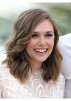Attractive Wavy Human Hair Lace Front Wig 