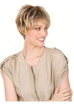 Short Human Hair Mono Lace Wig 