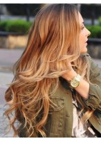 Charming Human Hair Wavy Lace Front Wig 