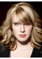 Ravishing Wavy Human Hair Lace Front Wig 