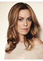Saucy Human Hair Wavy Lace Front Wig 