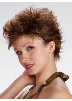 Short Wavy Full Lace Wig 