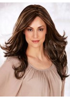 Synthetic Long Lace Front And Mono Top Wig 