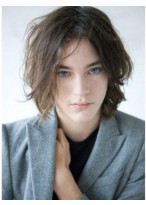 Lace Front Medium Wavy 8 Inch Men Wig 