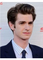 Wavy Brown Short Men Wig 