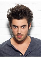 Short Capless Men Wig 