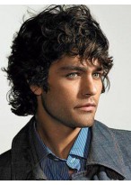 Lace Front Handsome Mono Top Synthetic Wig 
