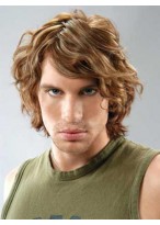 Wavy Execllent Capless Human Hair Wig 