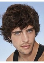 Debonair Wavy Capless Synthetic Wig 