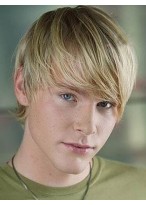 Delicate Human Hair Straight Capless Wig 