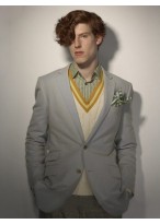 Short Synthetic Lace Front Wig For Man 