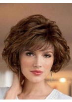 Wavy Look With Textured Synthetic Wig 