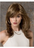 Cheap Long Wavy Monofilament Blonde Wig 