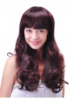 Long Synthetic Wavy Capless Wig 