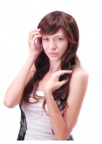 Long Synthetic Capless Wavy Wig 