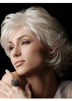 Wavy Medium Length Synthetic Wig 
