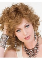 Wavy Layered Synthetic Medium Length Wig 