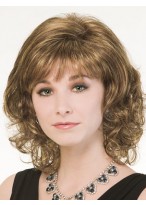 Medium Length Wavy Capless Wig 