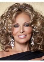 Medium Length Capless Synthetic Hair Wig 