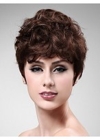 Synthetic Wavy Short Wig 