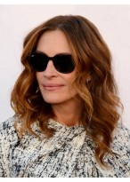 Lace Front Wavy Brown Synthetic Wig 