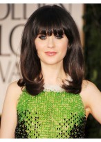 Long Wavy Black Synthetic Wig 
