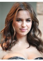 Lace Front Wavy Brown Wig 