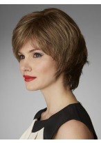 Wavy Layered Short Length Synthetic Wig 