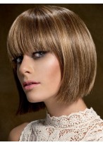 Bob Capless Straight Synthetic Wig 