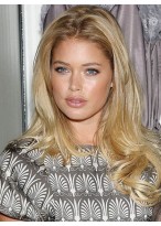 Wavy Blonde Long Lace Front Synthetic Wig 