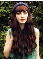 Capless Long Wavy Synthetic Wig 
